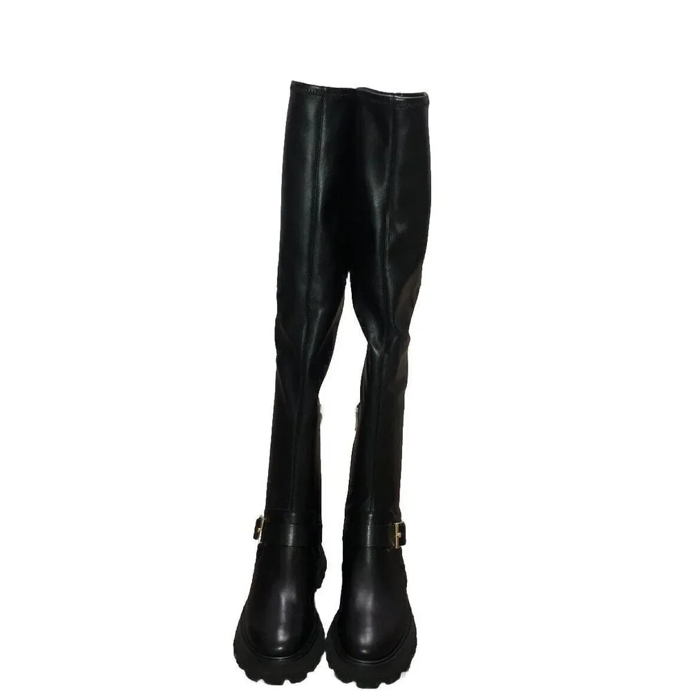 Michael‎ Kors Boots Women's 6 Black Easton Over The Knee OTK 36 NEW